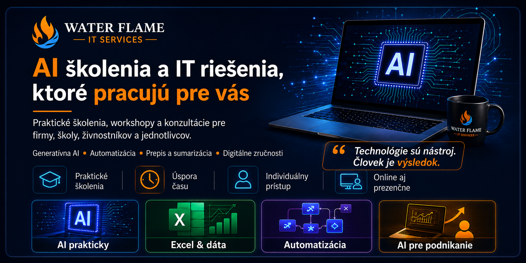 Water Flame – AI prakticky po práci